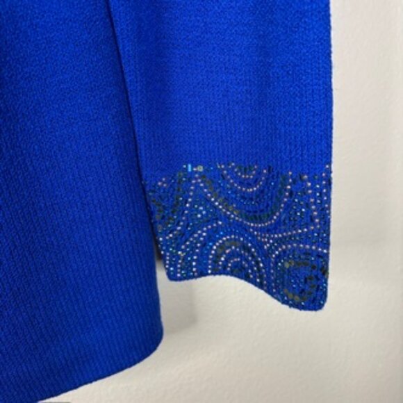 St. John Evening Royal Blue 4-Piece Set – Jacket, Snap-In Insert, Shell & Pants - Picture 4 of 14